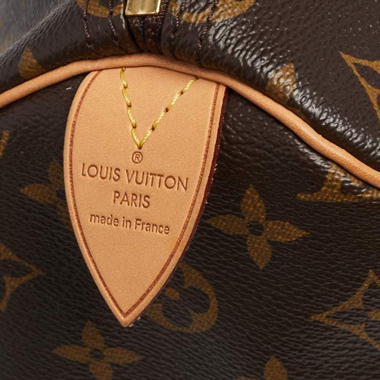 Pre Owned Louis Vuitton Monogram Canvas Speedy 35 Bag