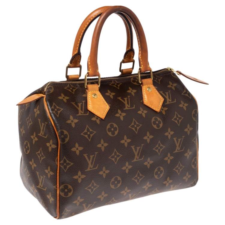 Pre Owned Louis Vuitton Monogram Canvas Speedy 25 Bag