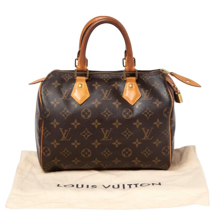 Pre Owned Louis Vuitton Monogram Canvas Speedy 25 Bag
