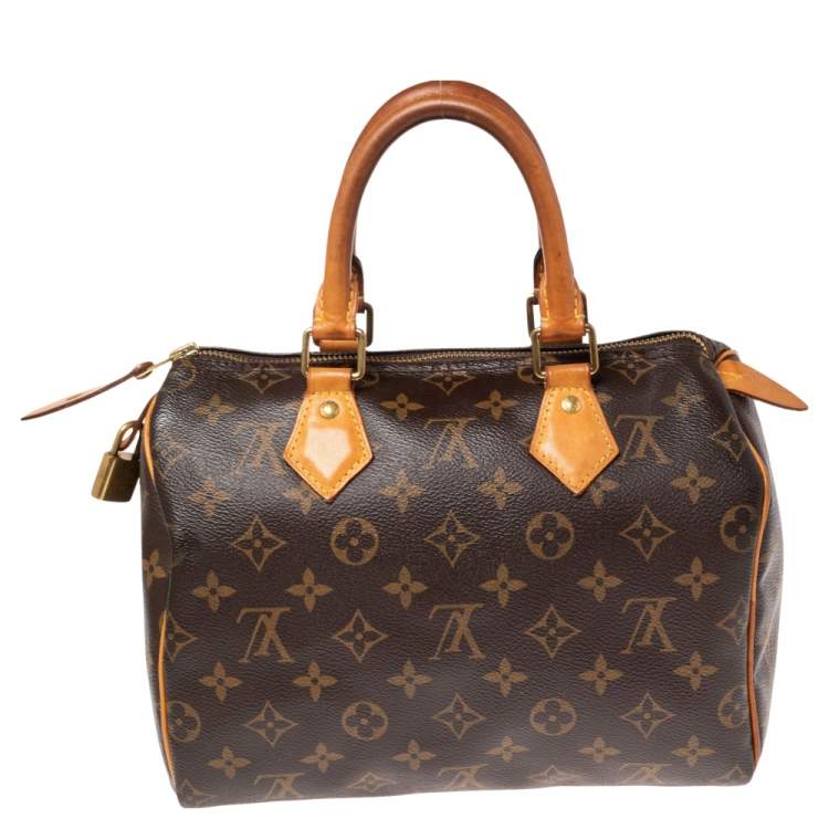 Pre Owned Louis Vuitton Monogram Canvas Speedy 25 Bag