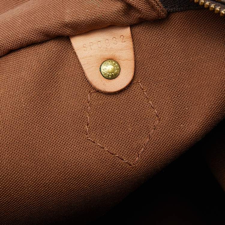 Pre Owned Louis Vuitton Monogram Canvas Speedy 35 Bag