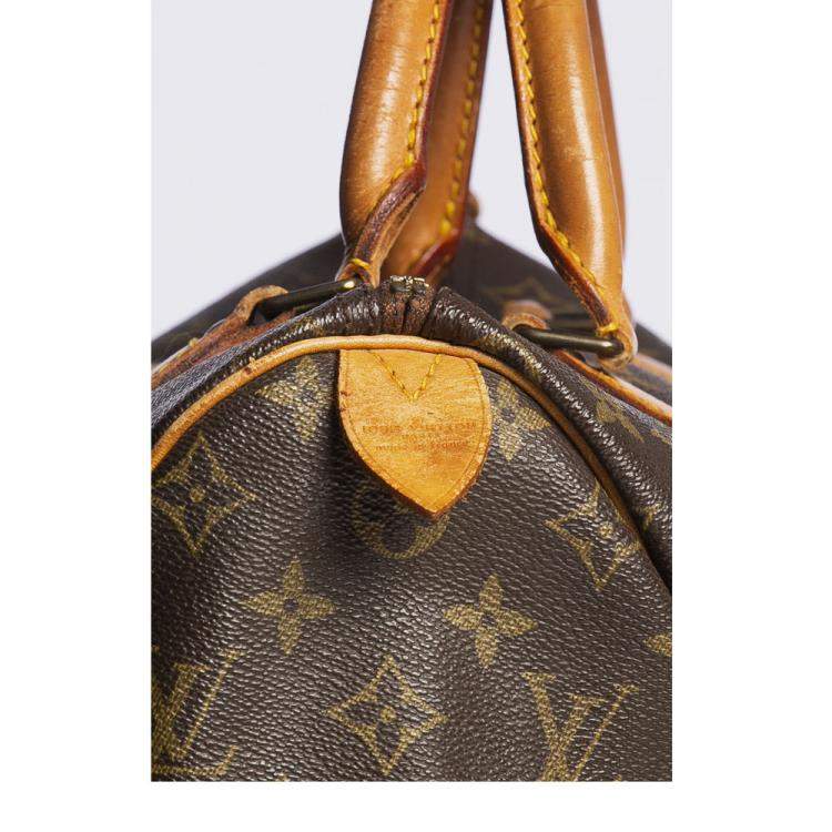 Pre Owned Louis Vuitton Monogram Canvas Speedy 30 Bag