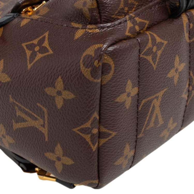 Pre Owned Louis Vuitton Monogram Canvas Mini Palm Springs Backpack