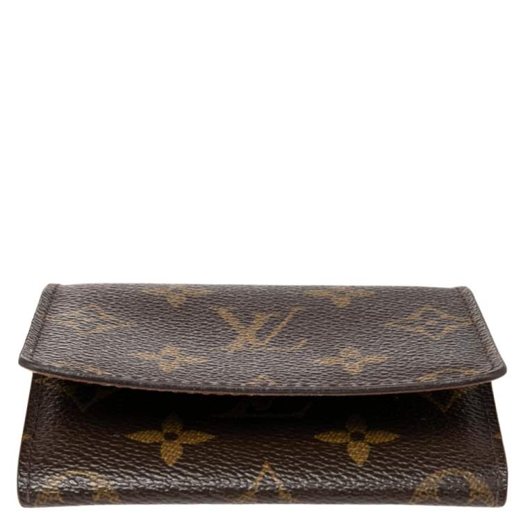 Pre Owned Louis Vuitton Monogram Canvas Business Card Holder 