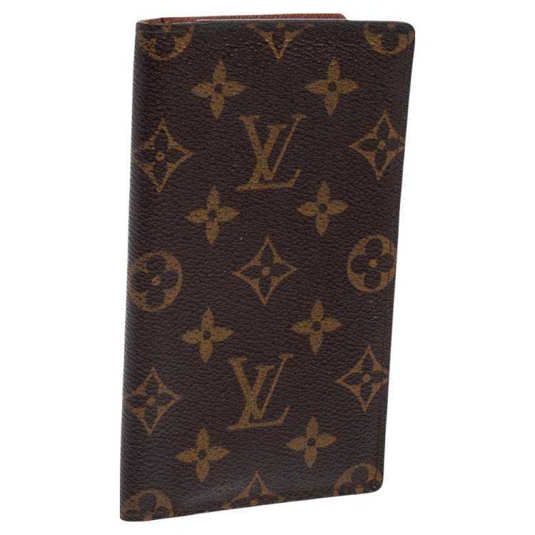 Pre Owned Louis Vuitton Monogram Canvas Bifold Card Holder