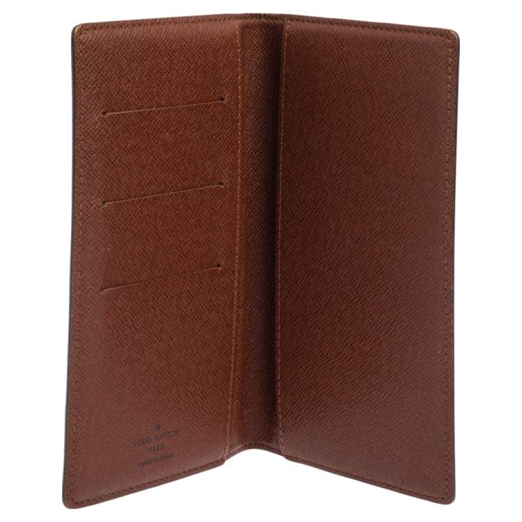 Pre Owned Louis Vuitton Monogram Canvas Bifold Card Holder