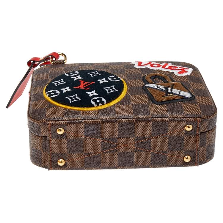 مملوكة مسبقًا Louis Vuitton Damier Ebene Canvas LV Stories Box Bag