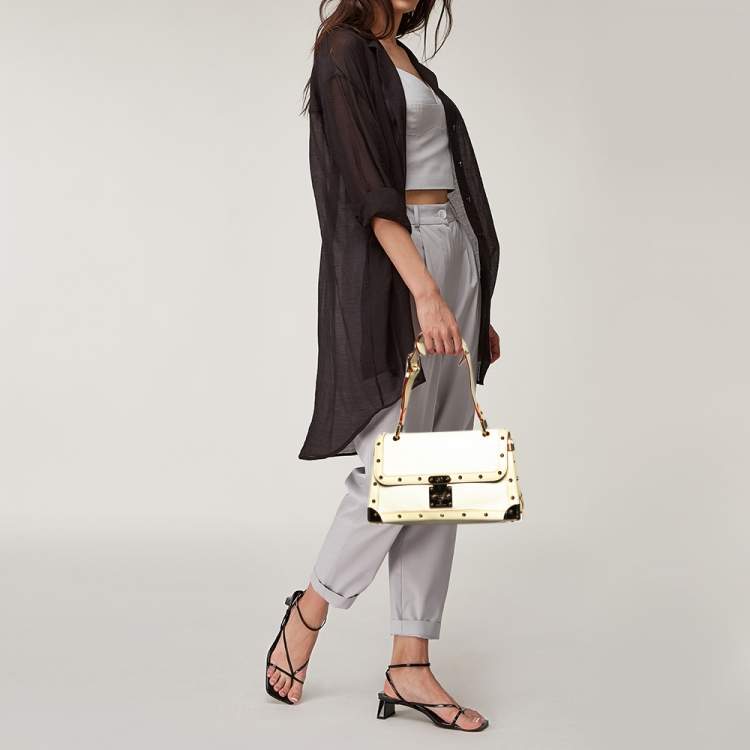 Louis Vuitton White Suhali Leather Le Talentueux Bag in 2023