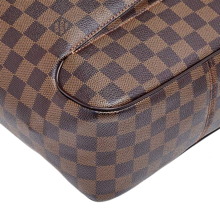 Pre Owned Louis Vuitton Damier Ebene Canvas Olav MM Messenger bag