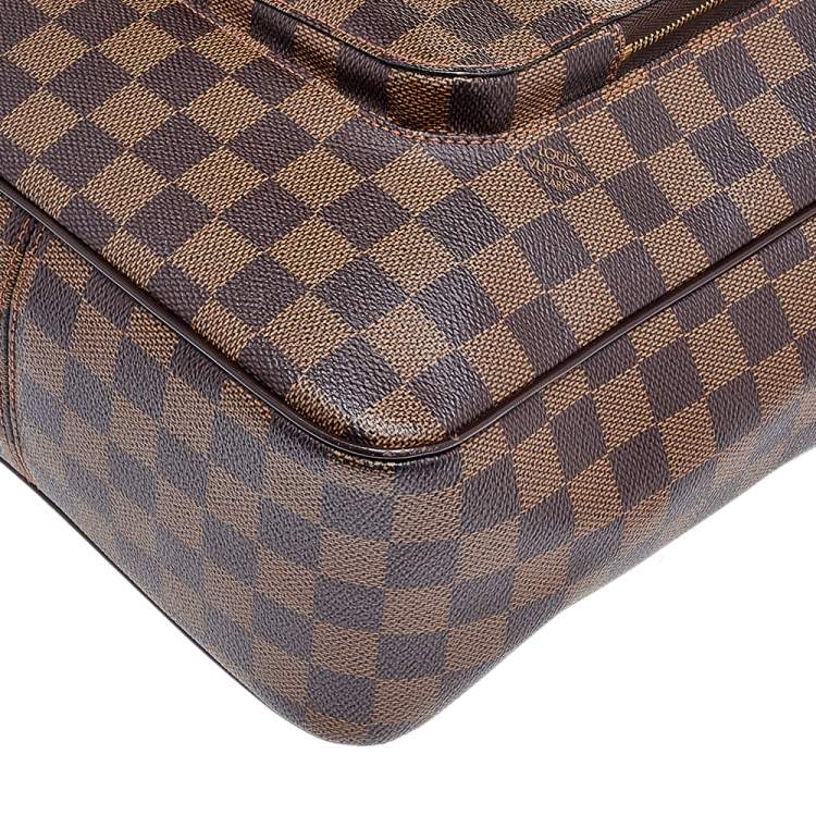 Pre Owned Louis Vuitton Damier Ebene Canvas Olav MM Messenger bag