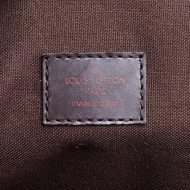Pre Owned Louis Vuitton Damier Ebene Canvas Olav MM Messenger bag