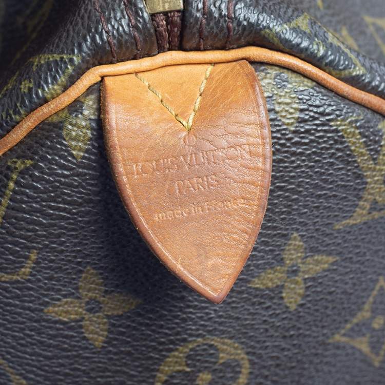 Pre Owned Louis Vuitton Monogram Canvas Speedy 40 Bag