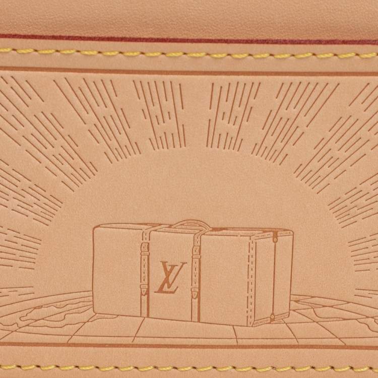Pre Owned Louis Vuitton Vachetta Leather Voyages Card Holder