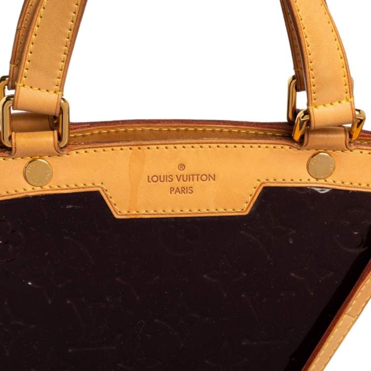 مملوكة مسبقًا Louis Vuitton Amarante Monogram Vernis Brea GM Bag