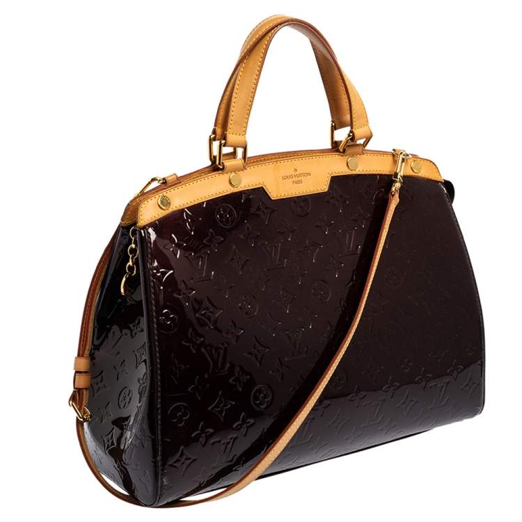 مملوكة مسبقًا Louis Vuitton Amarante Monogram Vernis Brea GM Bag