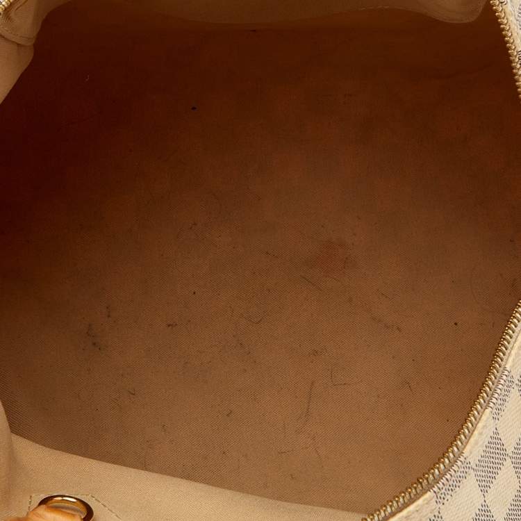 مملوكة مسبقًا Louis Vuitton Damier Azur Coated Canvas And Leather Speedy 35 Bag
