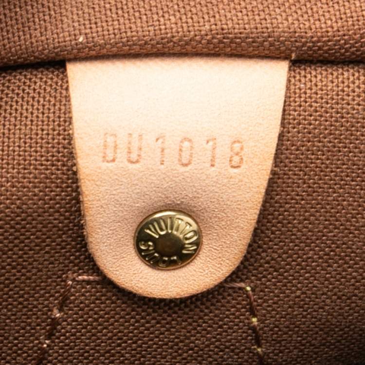 Pre Owned Louis Vuitton Monogram Canvas Speedy 30 Bag