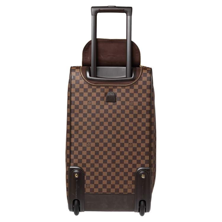 مملوكة مسبقًا Louis Vuitton Damier Ebene Canvas Eole 60 Rolling Luggage