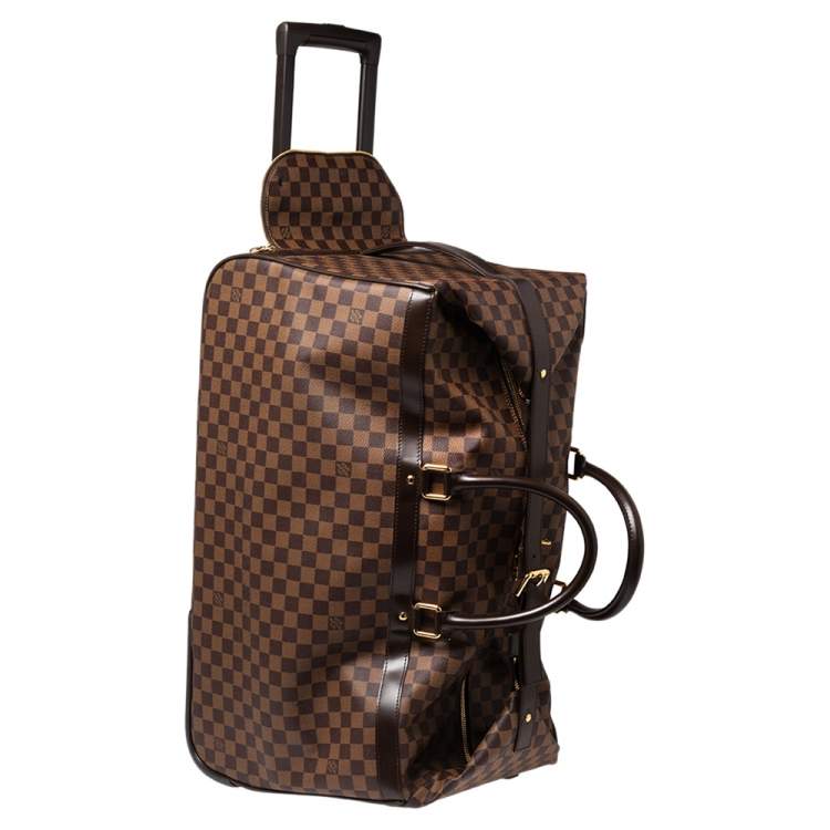 مملوكة مسبقًا Louis Vuitton Damier Ebene Canvas Eole 60 Rolling Luggage