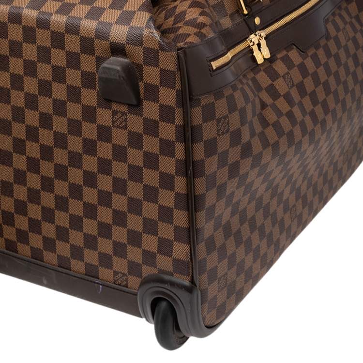 مملوكة مسبقًا Louis Vuitton Damier Ebene Canvas Eole 60 Rolling Luggage