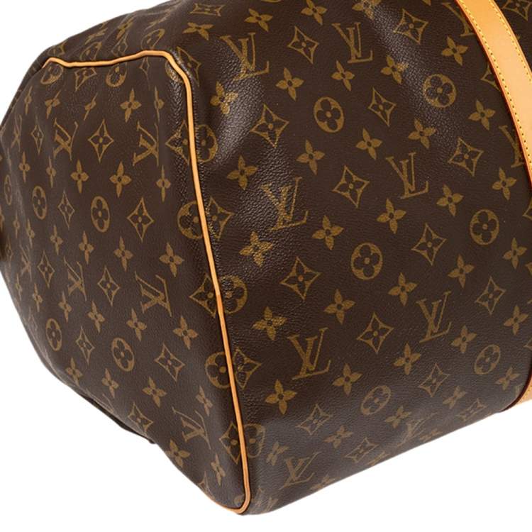 Pre Owned Louis Vuitton Monogram Canvas Keepall 55 Bag