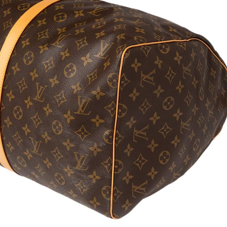 Pre Owned Louis Vuitton Monogram Canvas Keepall 55 Bag