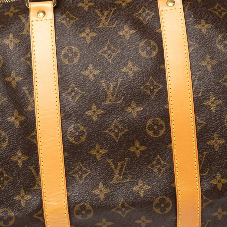 Pre Owned Louis Vuitton Monogram Canvas Keepall 55 Bag