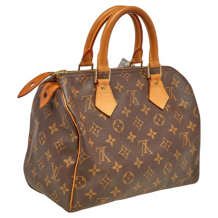 Pre Owned Louis Vuitton Monogram Canvas Speedy 25 Bag