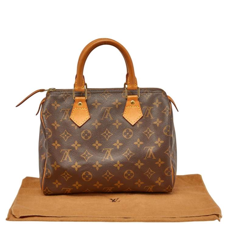 Pre Owned Louis Vuitton Monogram Canvas Speedy 25 Bag