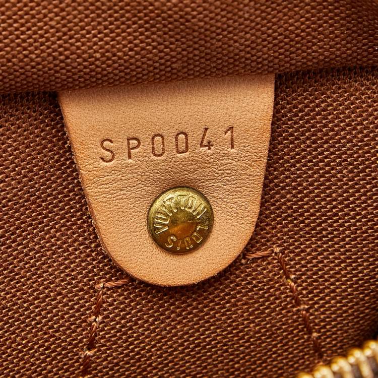 Pre Owned Louis Vuitton Monogram Canvas Speedy 25 Bag