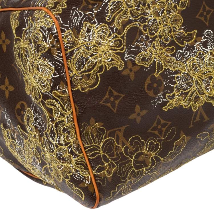 مملوكة مسبقًا Louis Vuitton Monogram Canvas Limited Edition Dentelle Speedy 30 Bag