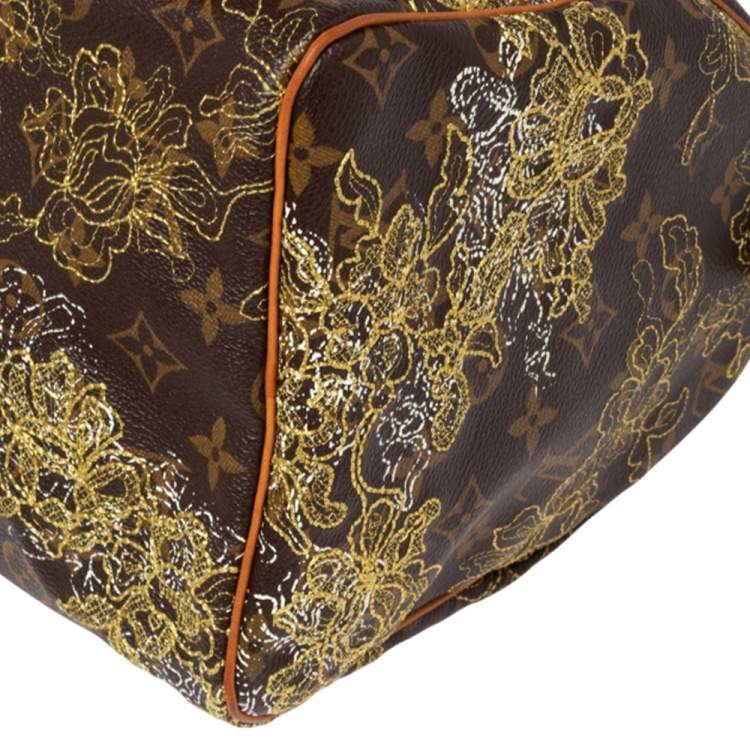 مملوكة مسبقًا Louis Vuitton Monogram Canvas Limited Edition Dentelle Speedy 30 Bag