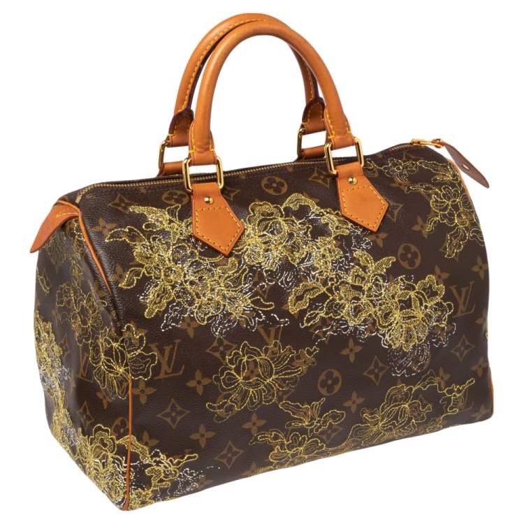 مملوكة مسبقًا Louis Vuitton Monogram Canvas Limited Edition Dentelle Speedy 30 Bag