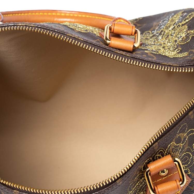 مملوكة مسبقًا Louis Vuitton Monogram Canvas Limited Edition Dentelle Speedy 30 Bag