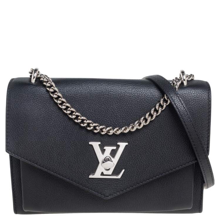 Louis Vuitton Lockme MyLockMe Satchel Chain Bag, Black, One Size