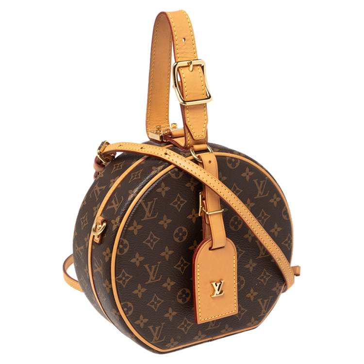 Pre Owned Louis Vuitton Monogram Canvas Petite Boite Chapeau Bag