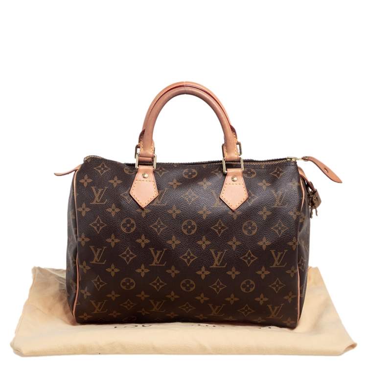 Pre Owned Louis Vuitton Monogram Canvas Speedy 30 Bag