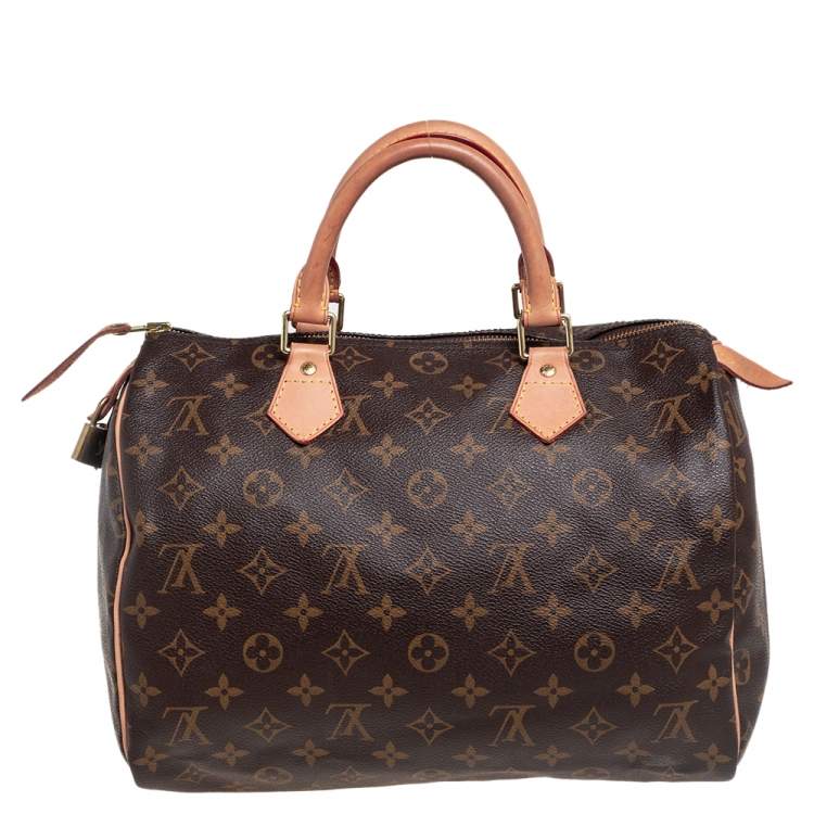 Pre Owned Louis Vuitton Monogram Canvas Speedy 30 Bag