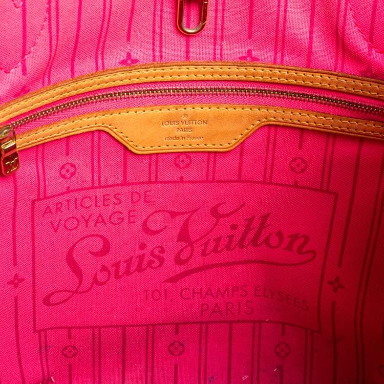 Pre Owned Louis Vuitton Monogram Canvas Limited Edition Stephen Sprouse Roses Neverfull MM Bag