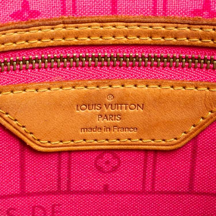 Pre Owned Louis Vuitton Monogram Canvas Limited Edition Stephen Sprouse Roses Neverfull MM Bag