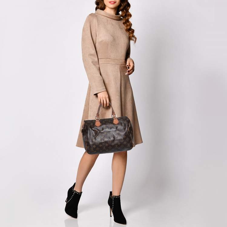 Pre Owned Louis Vuitton Monogram Canvas Speedy 30 Bag