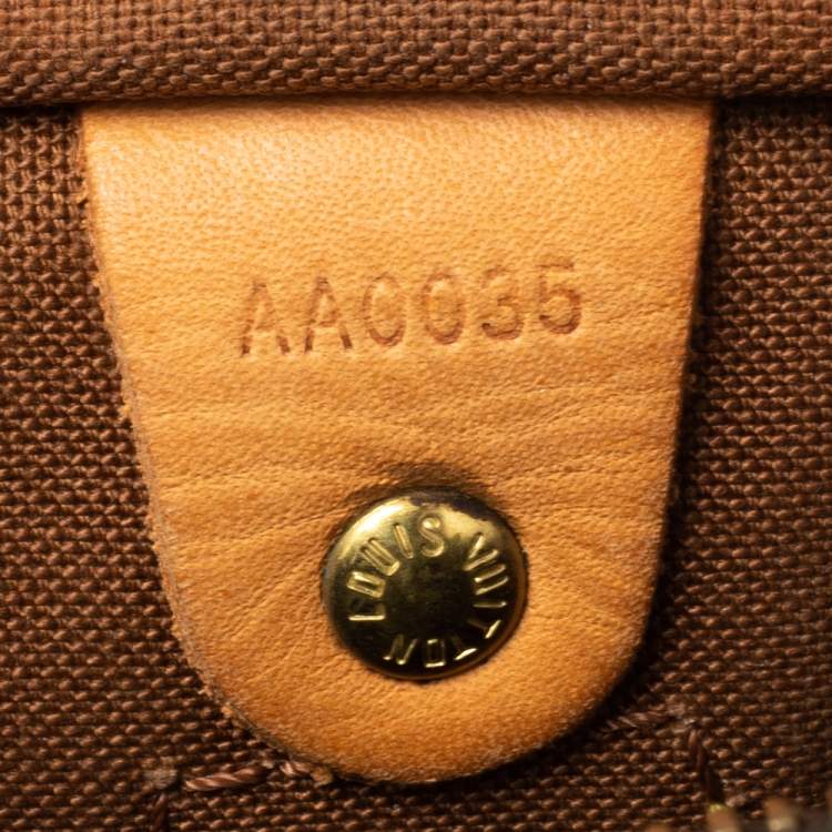 Pre Owned Louis Vuitton Monogram Canvas Speedy 30 Bag