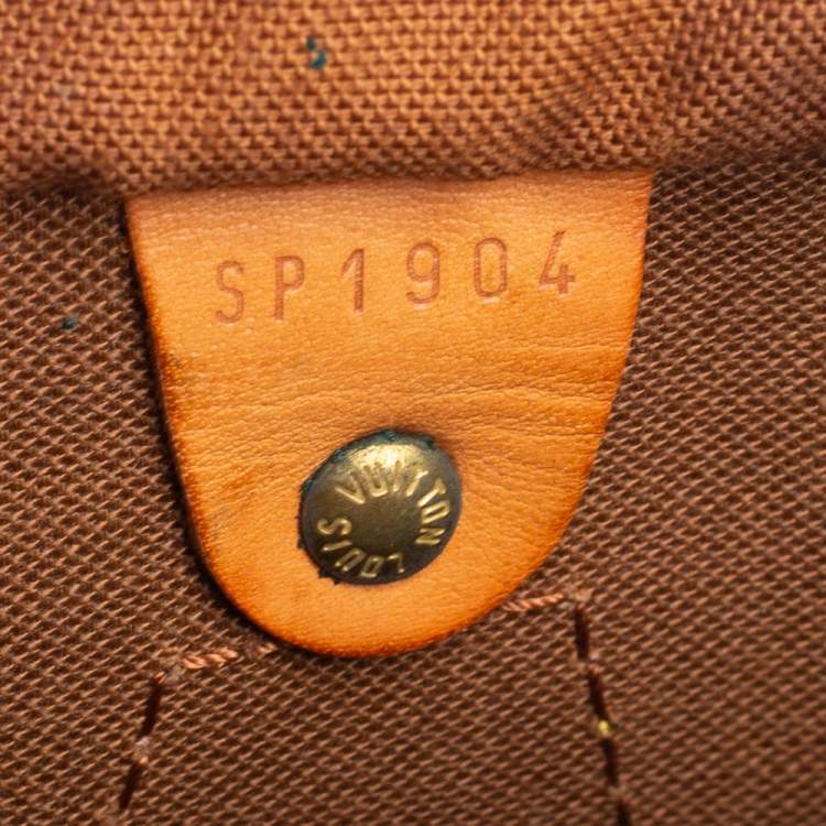 Pre Owned Louis Vuitton Monogram Canvas Speedy 30 Bag