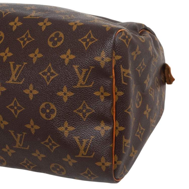 Pre Owned Louis Vuitton Monogram Canvas Speedy 30 Bag