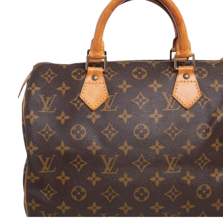 Pre Owned Louis Vuitton Monogram Canvas Speedy 30 Bag