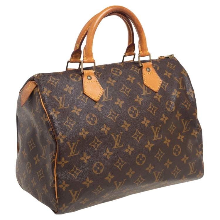 Pre Owned Louis Vuitton Monogram Canvas Speedy 30 Bag