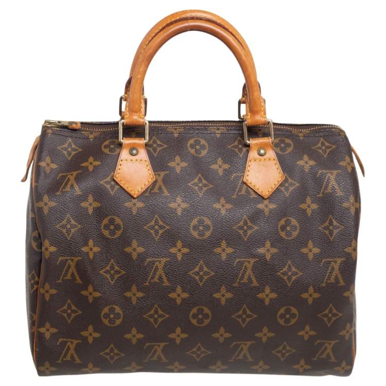 Pre Owned Louis Vuitton Monogram Canvas Speedy 30 Bag