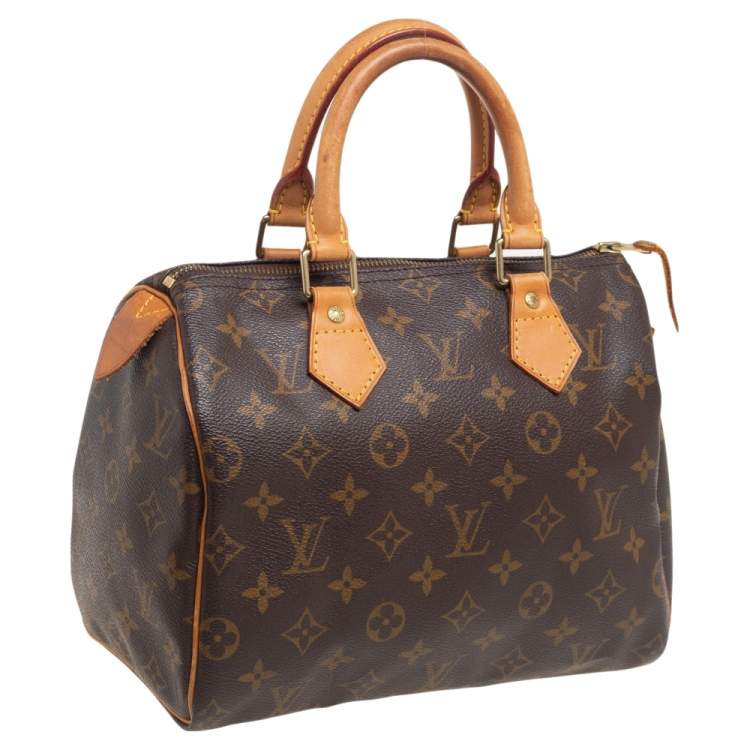 Pre Owned Louis Vuitton Monogram Canvas Speedy 25 Bag