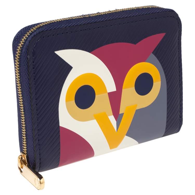 Pre Owned Louis Vuitton Iris Epi Leather Owl Zippy Coin Purse	