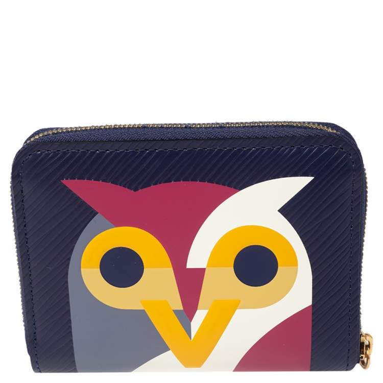 Pre Owned Louis Vuitton Iris Epi Leather Owl Zippy Coin Purse	